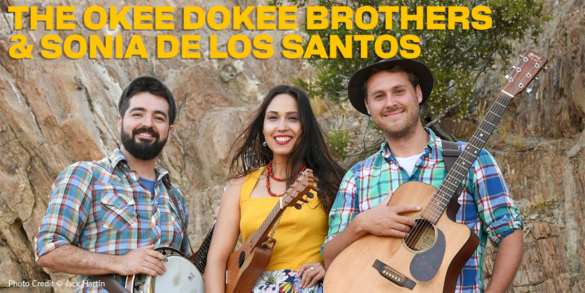 Somos Amigos: Songs on Common Ground, THE OKEE DOKEE BROTHERS AND SONIA DE LOS SANTOS, photo credit: Jack Hartin