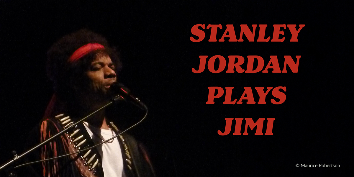 Stanley Jordan Plays Jimi at the Emelin Theatre, Mamaroneck, NY, Friday, April 4, 2025 at 8pm. Photo credit: Maurice Robertson