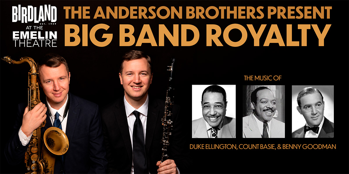 The Anderson Brothers Present Big Band Royalty Graphic