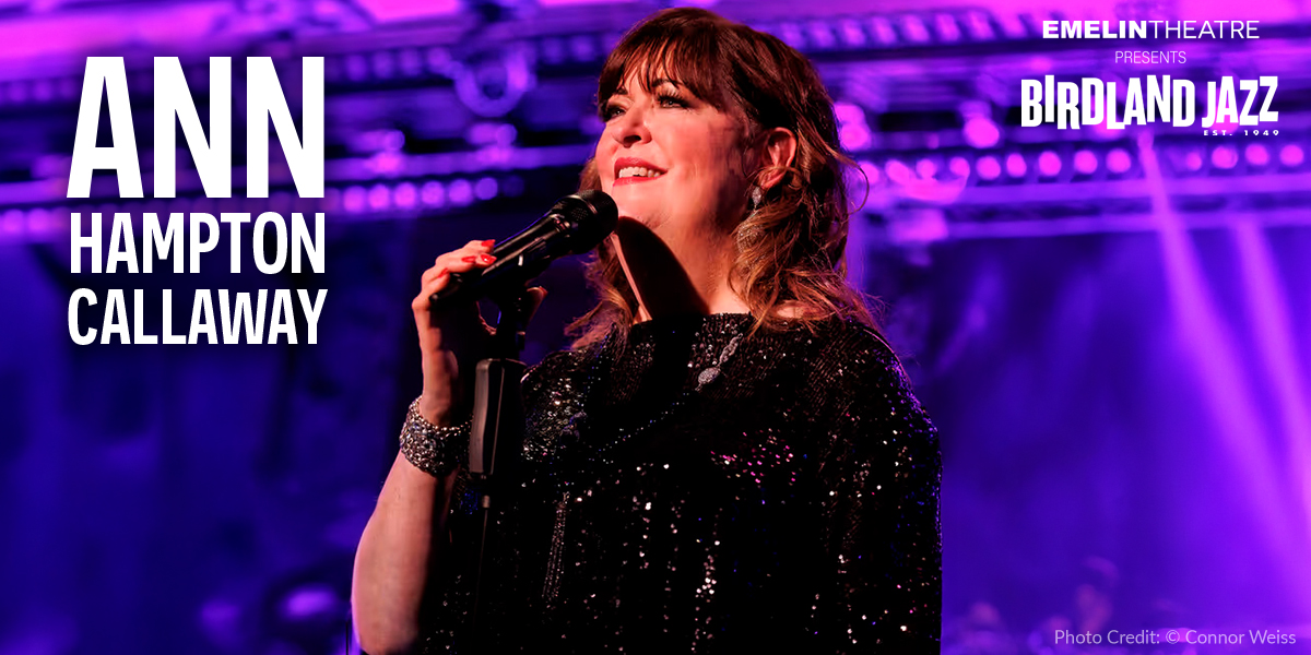 Ann Hampton Callaway at the Emelin Theatre in Mamaroneck, NY