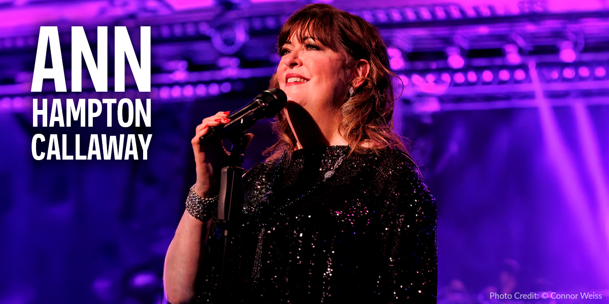 Ann Hampton Callaway at the Emelin Theatre in Mamaroneck, NY