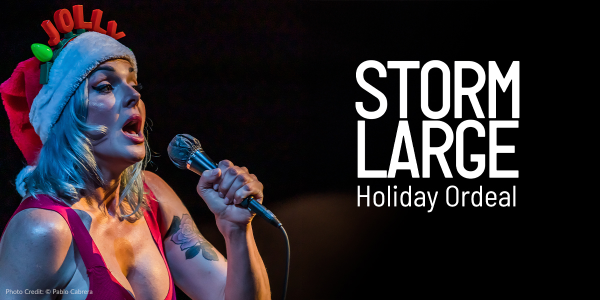 Storm Large, Holiday Ordeal, at the Emelin Theatre, Mamaroneck, NY, December 5, 2025, Photo credit: © Pablo Carbrea