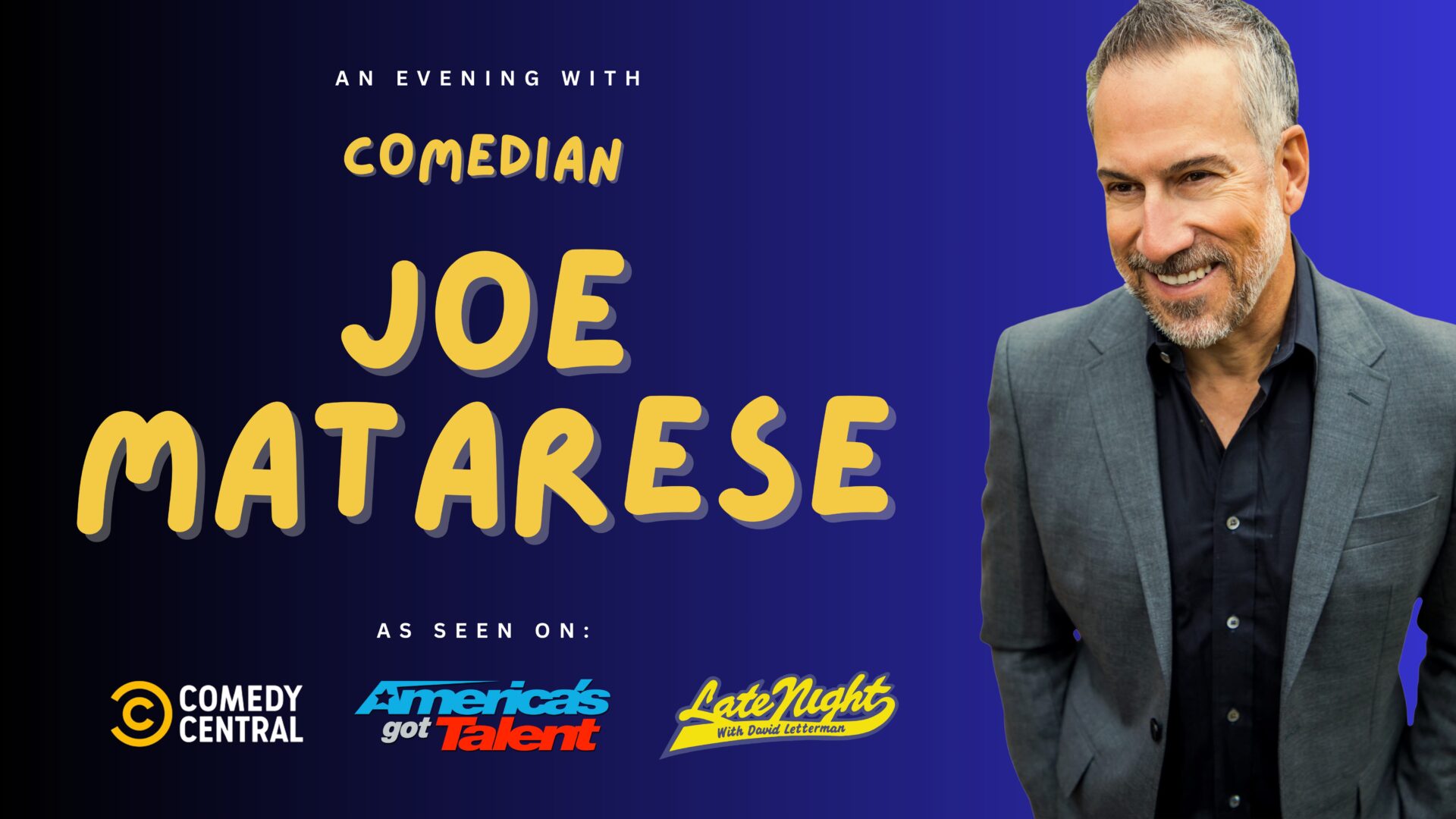 Comedian Joe Matarese Live - A Perfect Pre Valentine's Night Out!